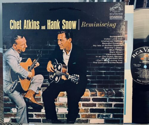 CHET ATKINS & HANK SNOW LP - "REMINISCING"  RCA LPM-2952, EX  MONO w/ inner slv - Picture 1 of 2