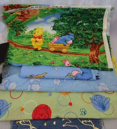 18 pcs Craft Remanent Kids Doll Clothes Novelty Fabric lot 2 Lbs 4 oz - Picture 6 of 6