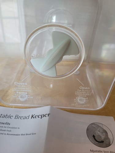 NUEVO Guardián de PAN/BAGELS/PASAS Expandible con Ventilación de Aire Ajustable - De 7" a 11 - Imagen 2 de 6