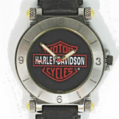 Harley Davidson Vintage Bulova Unworn Gun Metal Black Dress Ulta