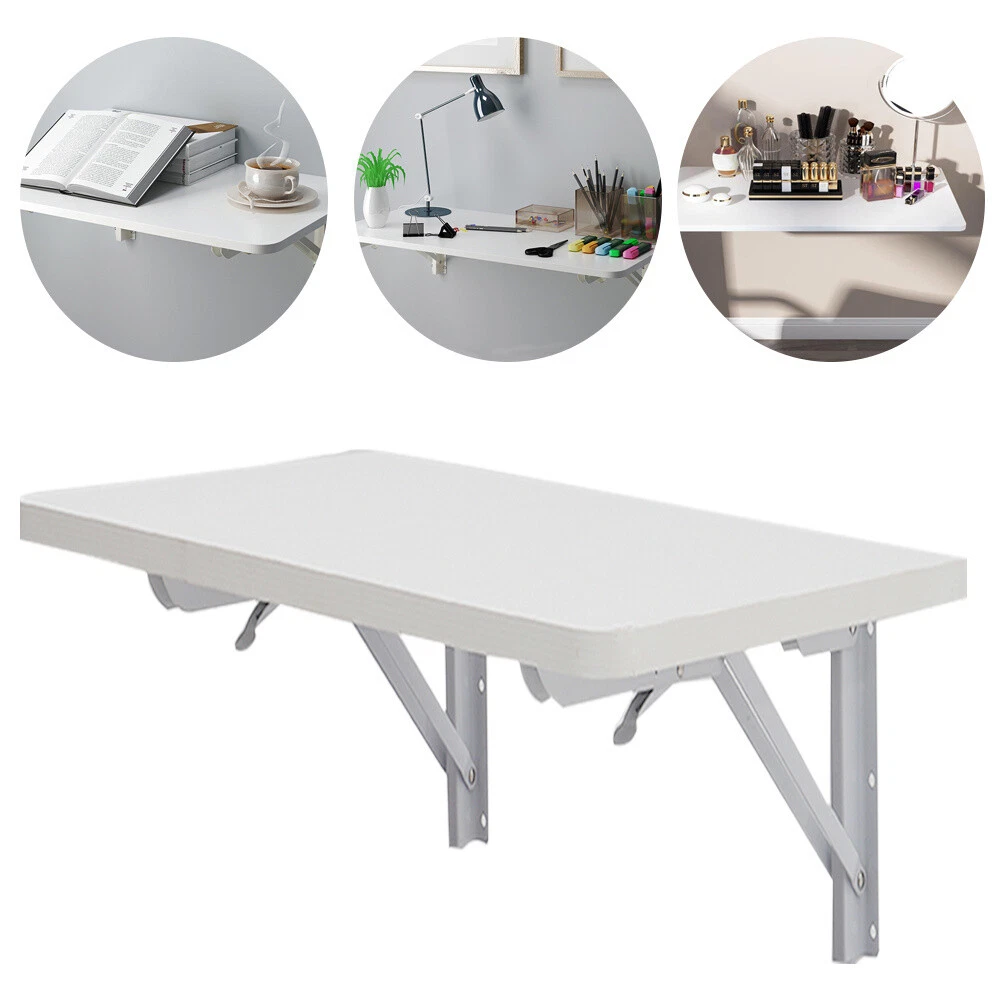 Shelf with outlet folding table