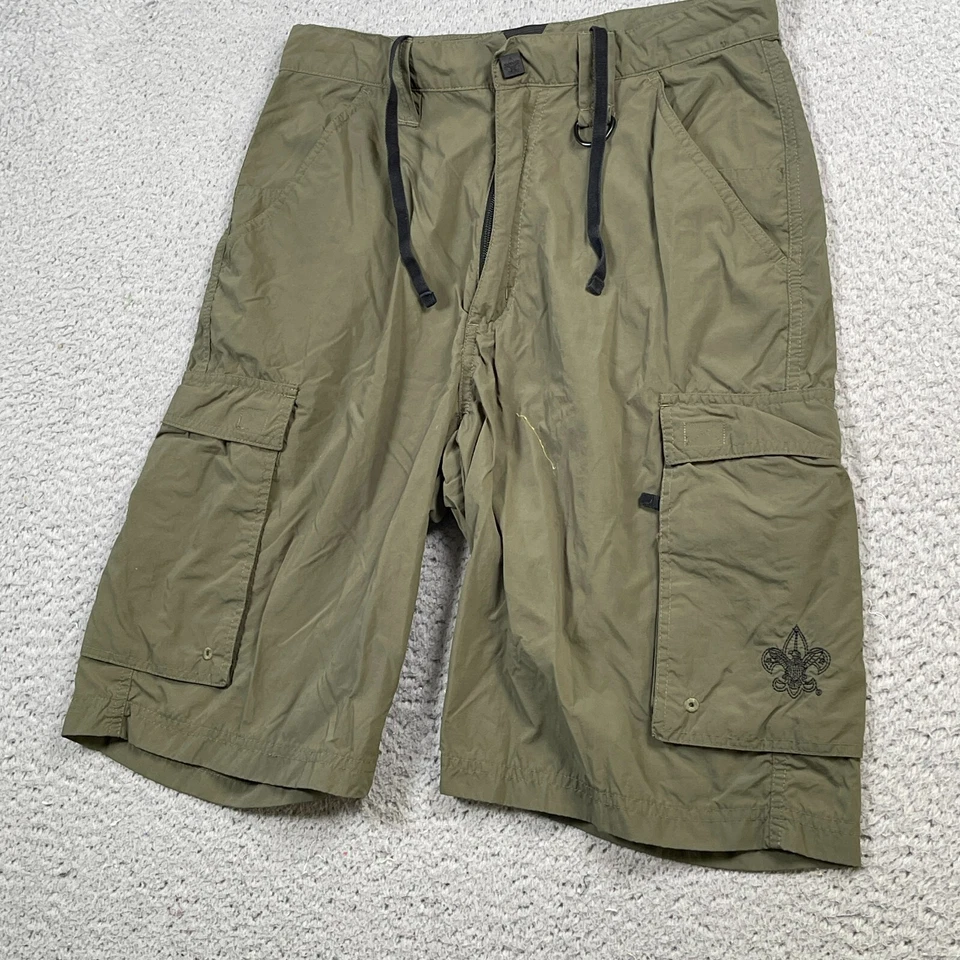 Boy Scouts Of America Cargo Shorts Mens  Small Supplex Nylon Centennial Uniform - Image 4 of 4