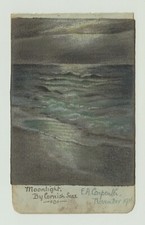 Original Pastellzeichnung - signiert E A Zimmermann November 1916