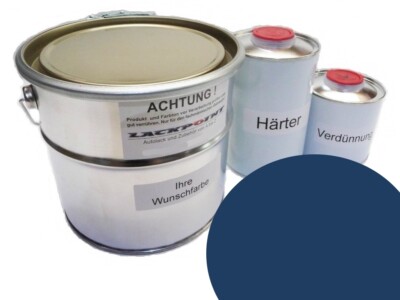 7 Liter Set 2K Car Paint for Suitable VW L55Z Delft Blue Vintage Lackpoint K