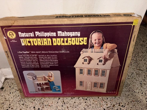 Arvey Put Togethers Victorian Dollhouse Phillip One Mahogany
