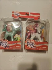 Vtg Y2K Toys 2 Rare My Little Ponys Mint HTF Hasbro New NT With Boxes Gift B1☆☆
