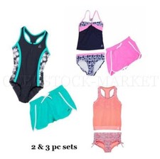 NEW GIRL'S GERRY SWIM SETS 2  3 PIECE SETS VARIETY STYLES, COLORS  SIZES