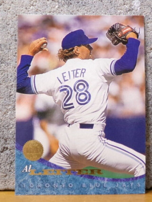 BASEBALL CARD SKYDOME TORONTO BLUE JAYS AL LEITER