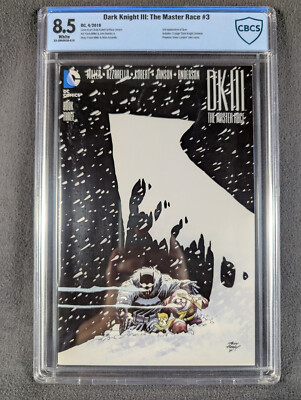Dark Knight III : The Master Race #3 CBCS 85 VF+ Graded Green Lantern Mini Comic