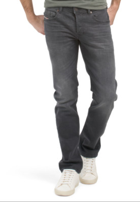 NWT DIESEL Sz32X32 SAFADO REGULAR SLIM STRAIGHT STRETCH JEANS WASH