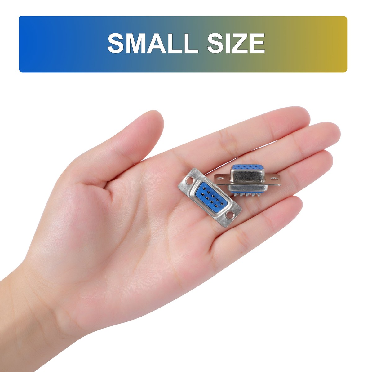 20-Pack DB9 Female RS232 Serial Connectors - 9-Pin Solder Type D-Sub For PC