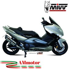 Scarico Completo Mivv Yamaha T-Max 500 2011 Terminale Suono Inox Moto Scooter