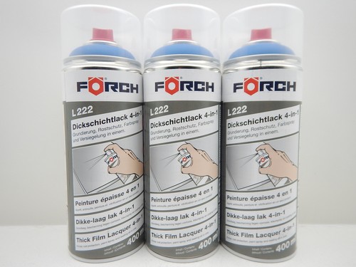 Förch Dickschichtlack 4-in-1, RAL 5010 Enzianblau, 400 Ml Sprühdose – Rostschutz & Versiegelung