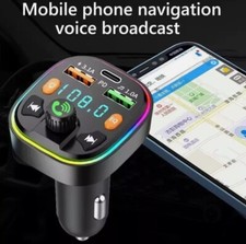 TRASMETTITORE BLUETOOTH  WIRELESS FM LETTORE  MP3 CARICATORE  PER AUTO VIVAVOCE