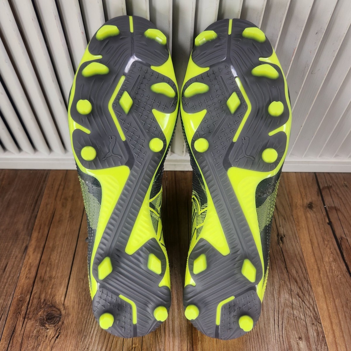 PUMA Future 7 Match Rush FG/AG Mens Size 12 Gray Green Soccer Cleats 107842-01 Amazon.com | PUMA Mens Future 7 Match Rush Turf Soccer  main image 4