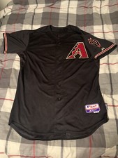 Majestic Arizona Diamondbacks Brad Ziegler Black Alternate Jersey Size 48