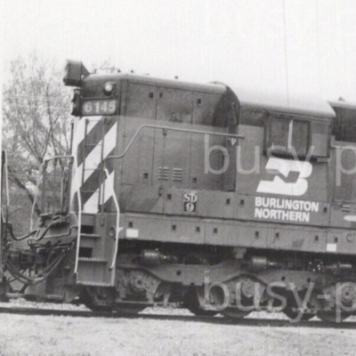 #ad 1972 Burlington Northern Railway Electromotive #6145 Congress Park Illinois CBamp;Q $37.50