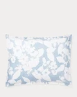 RALPH LAUREN WILLA PILLOW SHAM FULL Floral Blue Stripe NEW