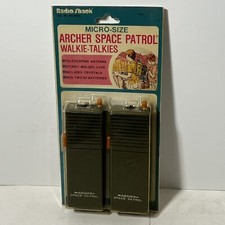 Radio Shack Archer Space Patrol Walkie Talkie 60-4004 Back To The Future New