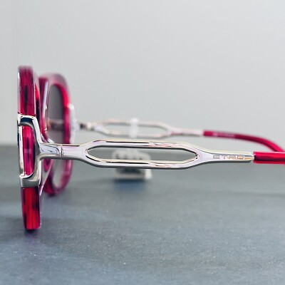 NWT Italy Etro Women Sunglasses Oversize Square 53MM Red Metal Plastic 100% UV Etro | Accessories | Nwt Italy Etro Women Sunglasses  main image 2