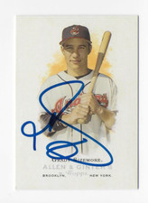 2006 ALLEN & GINTER GRADY SIZEMORE INDIANS USA AUTOGRAPHED SIGNED BASEBALL CARD