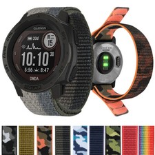 Nylon Loop Watch Band Strap For Garmin Fenix 7 7X Pro 6 6X 5 5X Plus 3 3HR MK2