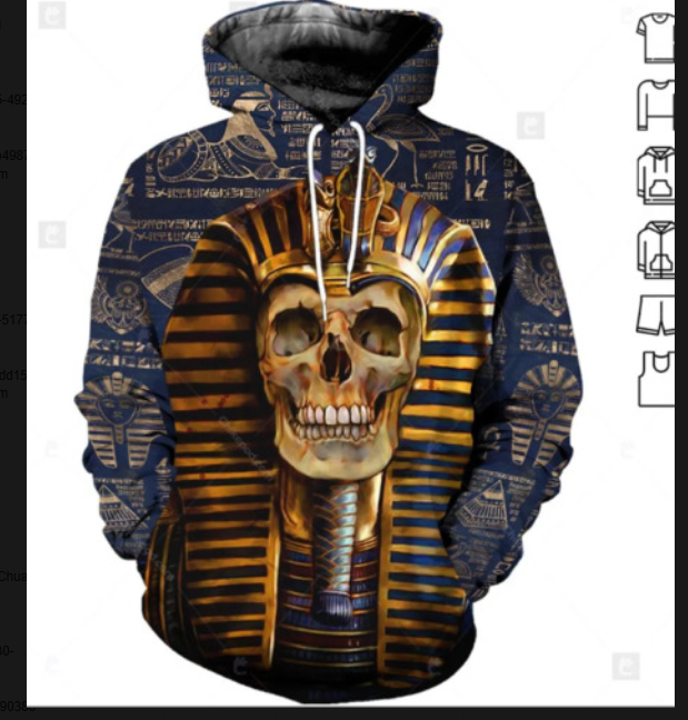 King Pharaoh 3D All Over Printed Hoodie 3d, all printed,hoodie 3d new- cute