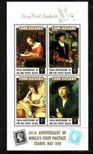 Cook Islands 1990 - Penny Black 150th Anniversary - Miniature Sheet - MNH
