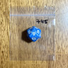 MTG d20 Spindown 20-sided Life Counter die dice Throne of Eldraine Blue ELD 745
