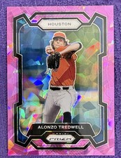 2024 Panini Prizm #285 Alonzo Tredwell Pink Ice Prizm