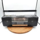 Vintage Sony Boombox CFS-210 AM/FM Radio Stereo Cassette Corder Sound Rider READ
