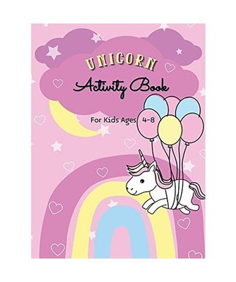Unicorn Activity Book for Kids Ages 4-8: Beautiful Activity Pages For Magical Ch