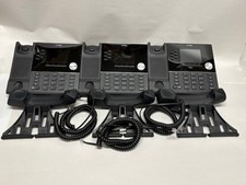 Lot of 3 - Mitel 6920 IP, 50008311 Business Phones Stands, Cords, Handsets