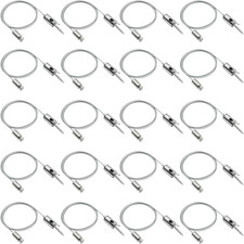 20-Pack Hexagon Garage Lights Lighting Suspension Cables Kit - 3.28Ft/1M Hexagon