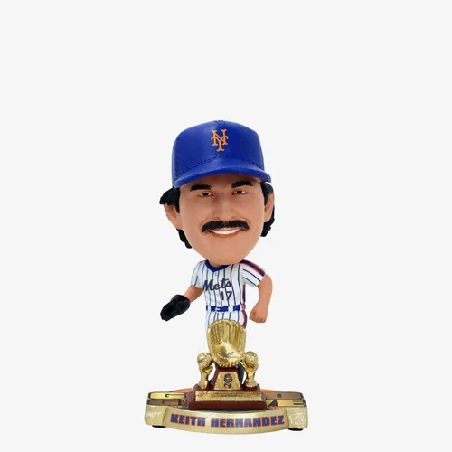 Keith Hernandez New York Mets 1984 Gold Glove Mini Bighead Bobblehead MLB