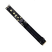 M.2 NVMe SSD Extension Cable PCIe 3.0 x4 Key M NGFF Extender Adapter