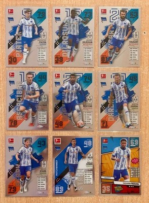 Topps Match Attax Chrome Bundesliga 21/22 - Hertha BSC Full Team Set