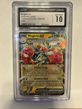 CGC 10 Pokemon Wugtrio ex #060/162 Temporal Forces DOUBLE RARE Card GEM MINT TEF