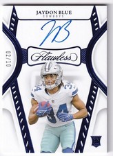 2025 Flawless JAYDON BLUE Rookie Debut Signatures Sapphire Auto 2/10 - Cowboys