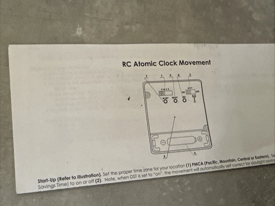 Chicago Lighthouse 16.5" Atomic Black - White Face Radio Controlled Wall Clock - Image 4 of 4