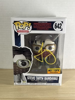 Funko POP! Stranger Things Steve Harrington w/Bandana #642 Autograph Signed SWAU