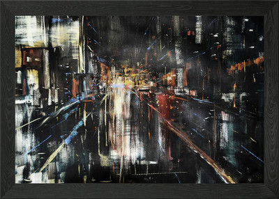 One Point Perspektive Gerahmtes Wandbild Poster Leinwanddruck Bild