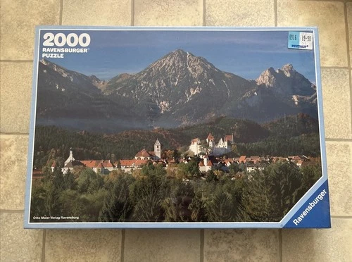 Puzzle Blick Auf Füssen Vintage West Germany 2000 Teile Original Verpackt Neu