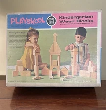 Playskool Building Block Set -incomplete