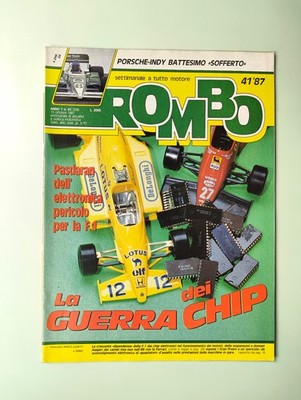 ROMBO 41-1987 BERGER-ALBORETO-FERRARI-SIGALA-WAYNE GARDNER-BOBBY RAHAL