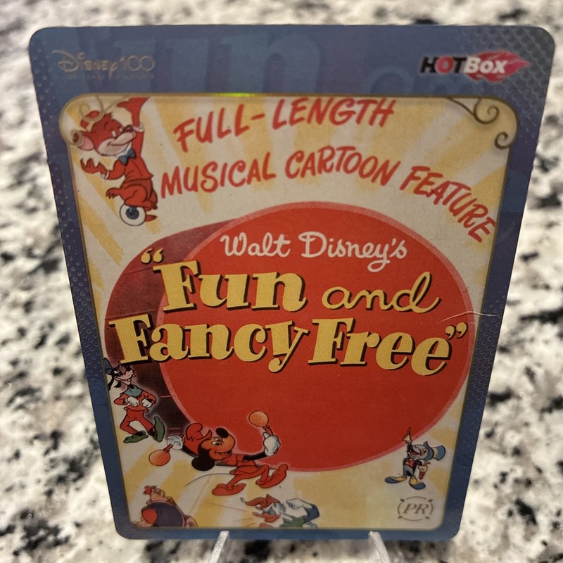Fun Fancy Free KAKAWOW Disney 100 Hot Box Mickey Mouse Poster PR Holo HDM-HB-52