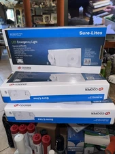 LOT OF 3  Genuine Cooper Lighting Emergency LED Light Dual Head PK505004EN SL 17