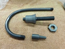 Water Saver Plastic Gooseneck Barbed Laboratory Faucet 3/8" NPT Valve Thread