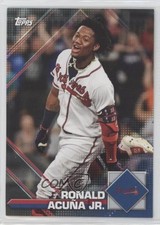 2020 Topps Heritage 2020 MLB Sticker Collection Preview Ronald Acuna Jr #8 1t5