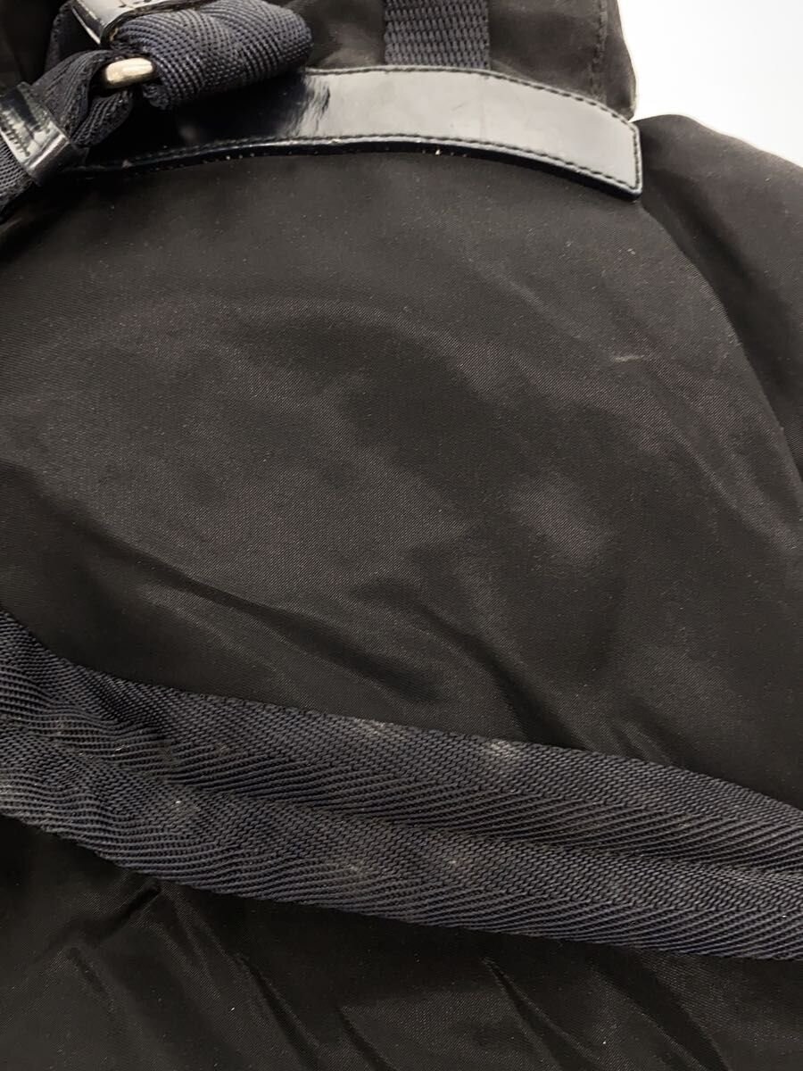 Prada Backpack Nylon Blk Solid Backpack Triangle … - image 7